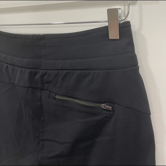 Athleta Metro Downtown Shorts Drawstring Side Strip Black Athleisure X-Small - Picture 6 of 9